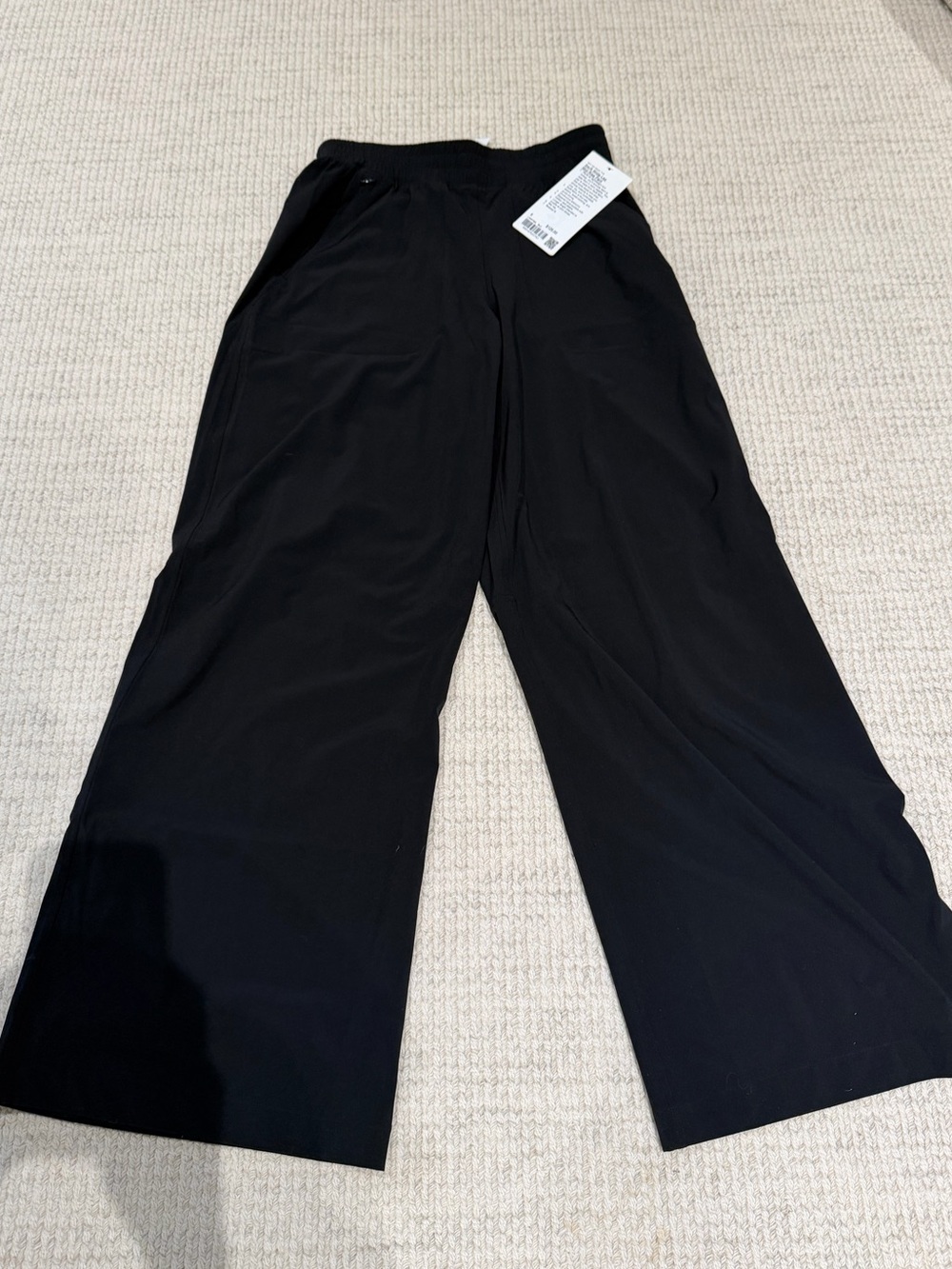 Lululemon Swift Black Wide-Leg Pull-On Pants -  Women